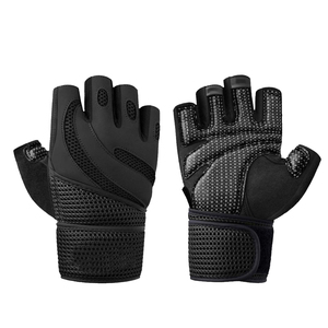 Guantes de levantamiento de pesas con logotipo personalizado cómodo de moda servicio OEM para gimnasio hombres mujeres usan guantes de levantamiento de pesas de entrenamiento - Product Image 4