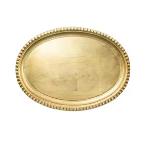 ถาดเสิร์ฟเครื่องดื่มและขนมสไตล์ที่ไม่เหมือนใครถาดเสิร์ฟตกแต่งโต๊ะแบบโบราณดีไซน์เรียบง่ายสไตล์ไม่เหมือนใคร - Product Image 4