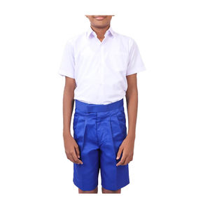 Uniforme scolaire pour garçons, chemise à manches courtes et pantalon, design personnalisé, coupe confortable, respirant, polyester/coton - Product Image 2