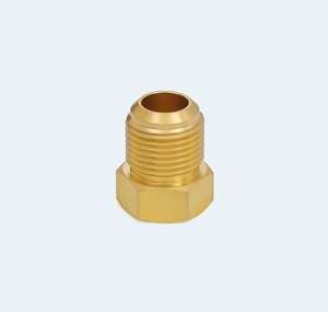Bouchon d'étanchéité en laiton 3/8, raccord SAE à 45 degrés, filetage 5/8-18, haute pression 700 PSI, fabriqué en Inde - Product Image 6