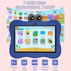 Ofertas Destacadas: Tablet Infantil BDF de 7 Pulgadas con WiFi, Funda de Silicona con Diseño de Cangrejo, 1GB+16GB, Android 8.1, CPU MTK6735 de Cuatro Núcleos - Product Image 3