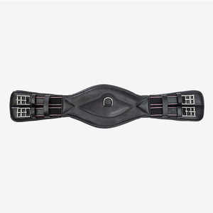 High Quality Anatomic Dressage Girth for Equestrian Comfortable Soft Leather Padding with Rolled Buckles Horse Saddle Equipment - Product Image 1