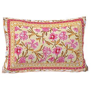 Parure de lit classique rose à fleurs 180 TC 100% coton pour lit simple avec 1 taie d'oreiller, taille King, style classique, ensemble de 6 pièces - Product Image 2
