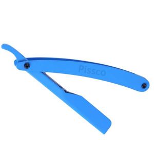 Último Modelo de Navaja de Afeitar Recta para Barbería, Navaja Plegable de Acero Inoxidable con Cuchilla Reemplazable y Logotipo Personalizado - Product Image 4