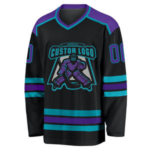Vente en gros de haute qualité design personnalisé uniformes de hockey sur glace sublimés uniformes de hockey sur glace pour les équipes sportives respirant prix bon marché - Product Image 2