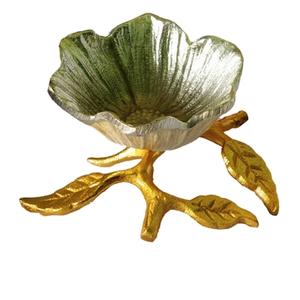 Accueil Hôtel Restaurant Centres de table de table Service de fruits Bol en métal Vente chaude Finition dorée Dessert Serveur Bol - Product Image 4