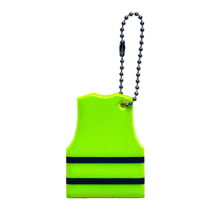Llavero Reflectante Personalizado de PVC, Llavero con Forma de Chaleco Reflectante, Colgante para Bolsa, Decoración, Llaveros Reflectantes de Seguridad Nocturna - Product Image 5