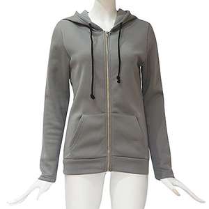 Pull en molleton d'entraînement actif personnalisé pour femmes Sweat à capuche en coton épais surdimensionné pour la saison du printemps - Product Image 1