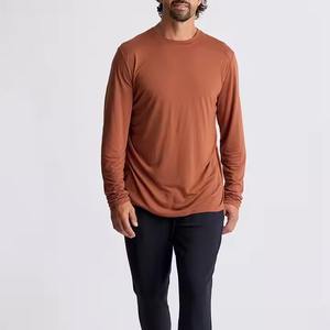 Camisetas de Pesca de Secado Rápido con Protección UV para Hombre, Transpirables, Ligeras, de Color Sólido, Manga Larga, Diseño de Bambú Estampado - Product Image 2