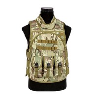 Gilet tactique personnalisé en nylon noir léger, respirant et protecteur, à démontage rapide, pour paintball