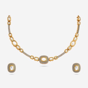 Collier de mariage Kundan élégant et éblouissant - Product Image 1