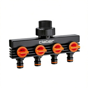 Conector de Grifo de Riego de 4 Vías de Ajuste Rápido Claber GARDENLIFE 8581 para Gestión de Agua en Jardines - Product Image 2