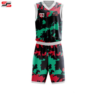 Ropa deportiva de Pakistán, conjuntos de uniformes de baloncesto personalizados, uniformes de baloncesto de servicio ODM al por mayor a la venta - Product Image 3