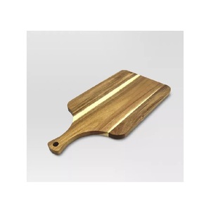 Planche à découper en bois de manguier artisanale, surface rustique et durable pour la préparation quotidienne des aliments, la découpe et le service - Product Image 1