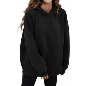Último diseño Temporada de invierno Sudadera con capucha para mujer Moda transpirable Ropa deportiva Sudadera con capucha para mujer con bolsillos - Product Image 1