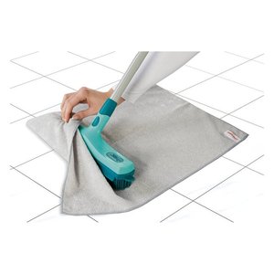 Supra 35cm Microfiber Cleaning Squeegee with Water Squeegee <b>Edge</b> CLICK SYSTEM 56671 PP and <b>Rubber</b> Handle - Product Image 5