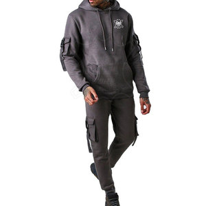 Conjunto Deportivo Informal con Logotipo Personalizado OEM ODM, Sudadera con Capucha y Pantalones para Hombre, Chándal de Lujo, Chándal de Alta Costura - Product Image 3