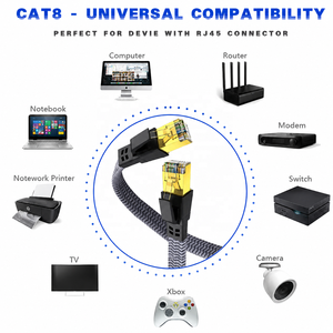 <span class=keywords><strong>Cable</strong></span> Ethernet CAT8 <span class=keywords><strong>de</strong></span> 0,5-30M, <span class=keywords><strong>Cable</strong></span> Ethernet <span class=keywords><strong>de</strong></span> red <span class=keywords><strong>trenzado</strong></span> <span class=keywords><strong>de</strong></span> nailon plano <span class=keywords><strong>de</strong></span> 40Gbps para PC, módem, enrutador, <span class=keywords><strong>Cable</strong></span> RJ45 - Product Image 5