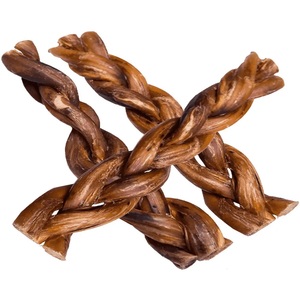 Vente en gros 100% naturel tressé Bully Stick chien à mâcher sûr, digestible, haute teneur en protéines Bull Pizzle traiter pour chiens en bonne santé commande en gros - Product Image 4