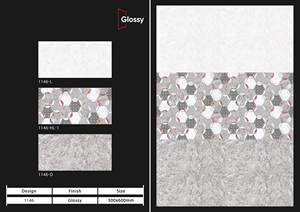 Design moderne Texture solide émaillée 300x600 Carreaux muraux en céramique de porcelaine Finition brillante pour le salon de l'Inde - Product Image 3