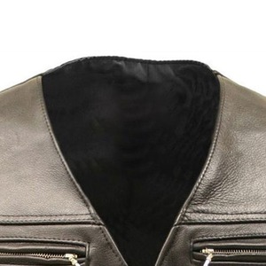 Élégant respirant hommes moto gilet bonne qualité toile cuir décontracté hiver mode costume - Product Image 6