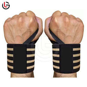 Muñequeras de fitness transpirables de alta calidad para gimnasio, logotipo personalizado, más vendidas a un precio - Product Image 2