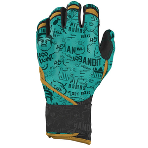 ถุงมือเบสบอล/ซอฟต์บอล ODM ดีไซน์ล่าสุด ผลิตจากหนังคุณภาพสูง พร้อมแผ่นรองนิ้วมือ Palmer ที่ทนทาน สำหรับผู้ชาย - Product Image 6