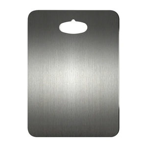 Planche à découper en acier inoxydable personnalisée blocs à découper nouvelle rainure double face pour les ustensiles de cuisine à la maison - Product Image 3