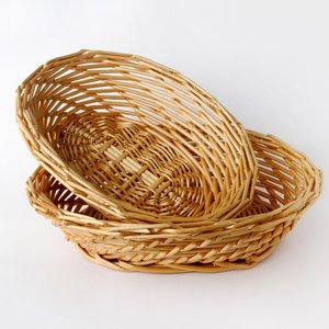 Elegante cesta de almacenamiento de bambú multiusos para el hogar utensilios de cocina cesta decorativa huevo frutas regalo y artesanía cesta de almacenamiento Natural - Product Image 3