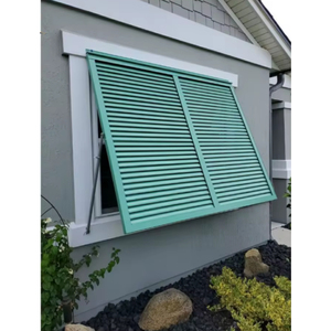 Store vertical en alliage d'aluminium, écologique, durable, design moderne, fonctionnement manuel, forme rectangulaire, surface peinte, 5 ans et plus - Product Image 2