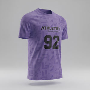 Camiseta de Fútbol Sublimada Personalizada 100% Poliéster Ligera Transpirable de Secado Rápido con Nombres, Números y Logotipos de Jugadores - Product Image 1