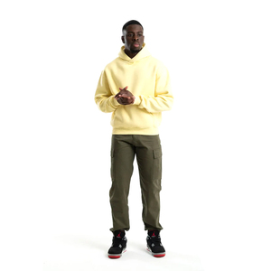 Fourniture directe d'usine sweats à capuche imprimés surdimensionnés à manches longues pour hommes vêtements de rue personnalisés vente chaude polaire matériel pour l'hiver - Product Image 4