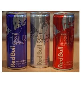 Red Bull Edición Especial 250ml Paquete de 4 Bebidas Energéticas Rojas, Azules, Plateadas y Amarillas, Bebida Carbonatada Espumosa para Fiestas - Product Image 6