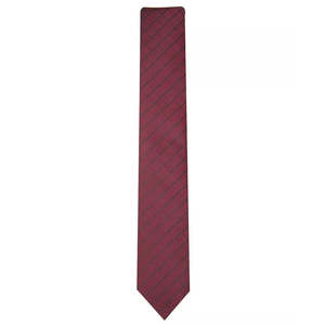 Cravatta a griglia slim fit da uomo Alfani, in seta e lana, con stampa floreale jacquard rosa, stile classico, confezionata in una scatola regalo - Product Image 2