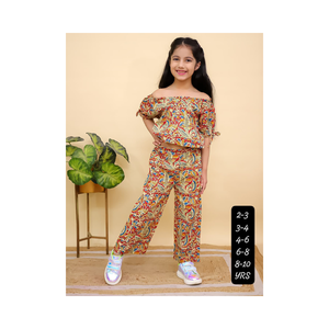 Ensemble d'été européen et américain Temperament Loose Printed Shirt High Wide Leg Pants Women's Set girls cotton cord set for beach - Product Image 2