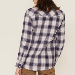 Camisas de trabajo de manga larga profesionales para mujer Blusas de uniformes de oficina personalizables con fabricante de bordado de logotipo - Product Image 5