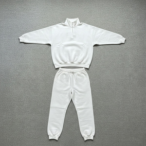 Chándal con capucha de algodón 100% para hombre, estilo urbano, lavado ácido, con detalles a juego y logotipo, producción al por mayor - Product Image 4