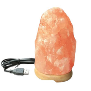Roca de sal natural del Himalaya USB Luz de noche Lámpara de sal de cristal Rosa Precio razonable Lámpara de sal del Himalaya - Product Image 4