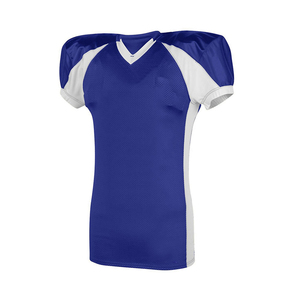 Camisetas de fútbol americano hechas a medida de alta calidad, diseño bordado, estilo americano, de talla grande, Boxy Fit, camiseta de fútbol de malla - Product Image 1
