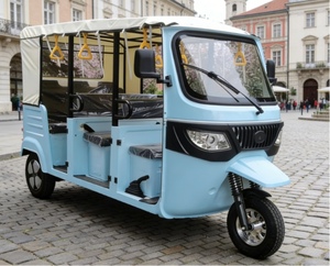 รถสามล้อไฟฟ้าสำหรับผู้โดยสาร ได้รับการรับรองมาตรฐาน EEC สำหรับการใช้งานบนท้องถนน พร้อมที่นั่งกว้างขวาง ดีไซน์เปิดโล่ง รับผลิตแบบ OEM ODM สำหรับตลาดยุโรป - Product Image 3