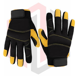 Guantes de Trabajo de Cuero Reforzados de Alta Resistencia, Transpirables y Resistentes a Desgarros, Sin Silicona, para Uso General - Product Image 6