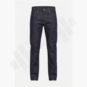 กางเกงยีนส์ผู้ชายรุ่นใหม่ปี 2025 รับทำโลโก้ เอวกลาง ล้างสี ติดกระดุม ขายตรงจากโรงงาน รับผลิตเสื้อผ้า OEM กางเกงยีนส์สั่งทำ ขายส่ง - Product Image 1