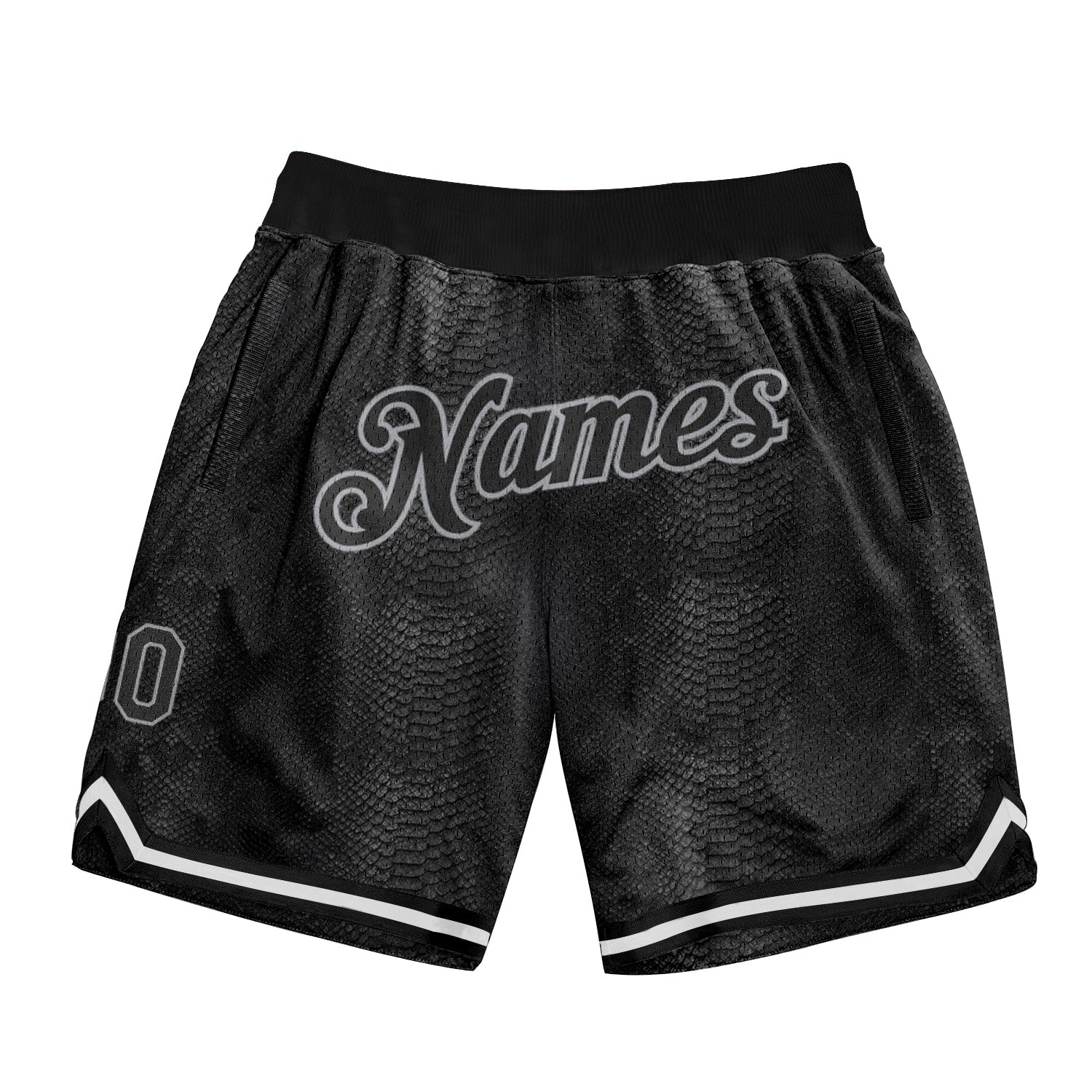 Black Snakeskin Black-Gray