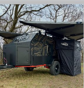 Teardrop <b>Trailer</b> <b>Trailers</b> Off-road caravan Camper Mini caravan <b>TRAILER</b> for Family Camping caravan for sale. - Product Image 4