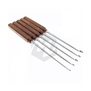 Cureta de hueso ortopédica Premium, dientes y cuchara de hueso de acero inoxidable, juego completo de 5 piezas, instrumentos médicos de curetaje óseo - Product Image 1