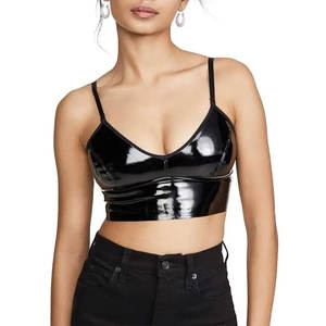 Sujetador Deportivo de Cuero para Mujer, Talla Grande, Ligero y Transpirable, con Soporte Alto y Logotipo Frontal - Product Image 1