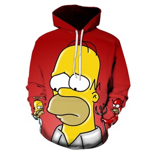 Sweat-shirts en polaire colorés 100% polyester avec logo personnalisé, de haute qualité, épais, lourds, unis, à col rond, avec motif imprimé surdimensionné - Product Image 3