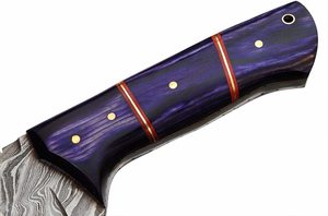 Nouvel arrivage de couteaux de chasse en acier au carbone à lame fixe pour camping et survie, ensembles de couteaux en acier damas pour la randonnée multi-usages - Product Image 4