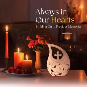 Mayorista Urnas personalizadas para adultos Mamá y papá Grandes para cenizas humanas Urnas para tamaño personalizado Urnas impresas - Product Image 5