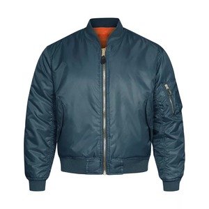 Hot Sales 2024 Premium Stylish <b>Flight</b> Classic Bomber <b>Jacket</b> for <b>Men</b> with Ribbed Collar Hem and Sleeve Cuff - Product Image 1